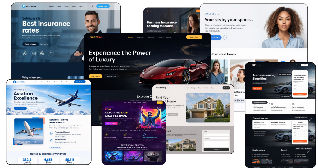 SITE MOCK UPS